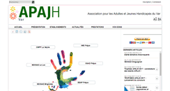 Desktop Screenshot of apajh83.org